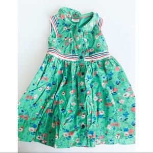 Next Direct 1.5 - 2 yrs Green floral Dress
